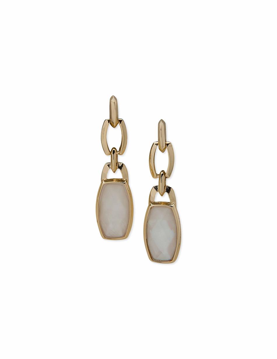 Earring Anne Klein Linear Faux Pearl Drop   | WTW-9415009